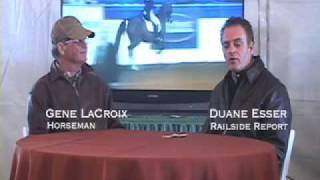 Railside Report interviews Gene LaCroix at the 2010 Scottsdale Arabian Horse Show PT. 1