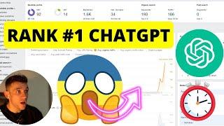 AI SEO: How I Rank #1 with ChatGPT to Make Money FAST!