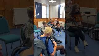 Frank Morrison & Roddy Mathews leading  The Ordale Waltz at Shetland Accordion & Fiddle Club