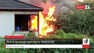 Eerste beelden brand woonwagenkamp Warnsveld, beeld: Tim de Haas | LokaalGelderland