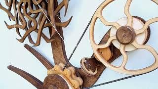 Wooden Kinetic Sculpture  -  OCTOPUS