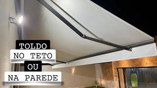 Toldo retrátil articulado europeu, teto ou frontal | Especial vendedores e lojistas