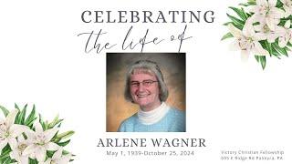 11/1/24- Celebration of Life Ms. Arlene Wagner