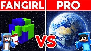 CRAZY FAN GIRL vs ULTIMATE Planet Build Challenge!
