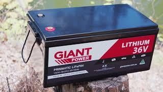 36v Lithium Battery Australia | 36V Lithium Battery Giant Power | 36V LifePO4 Battery Australia