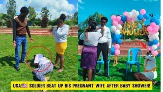 Drama USA Soldier Beat his Pregnant wife Kumbe wife alimpa pesa ya kuenda USA Miscarriage?