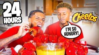 KING CRAB SEAFOOD BOIL (EGGS, SHRIMP MUSSELS) | FIRST MEAL IN 24 HOURS| Bloveslife