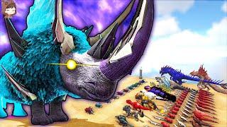 Wasted God Beast from Prometheus VS Modded Dinosaurs | ARK Mod Battle