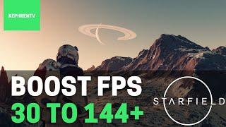 BEST PC Settings for Starfield ! (Maximize FPS & Visibility)