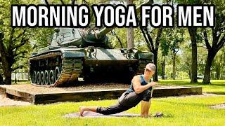 Morning Yoga for Men: 10 Min Full Body Yoga for Men Stretch Workout