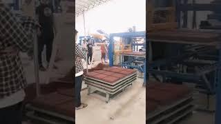 Color paver brick making machine block production line