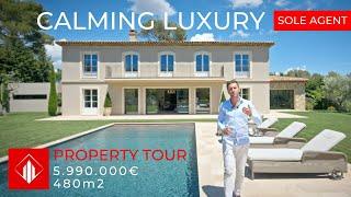 PROPERTY TOUR LUXURY BASTIDE FRENCH RIVIERA MOUGINS - Cannes Agency Group