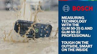 GLM 50-25 G and GLM 50-22 Professional: Laser measure for tough jobsite conditions