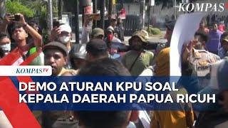 Demo Ricuh, Aksi Adu Mulut Antara Ikatan Mahasiswa Papua dan Aparat Tak Terhindarkan