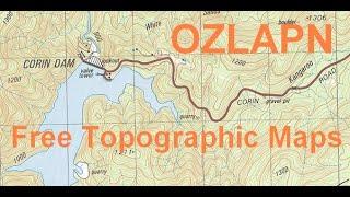 Download free Topographic Maps of Australia