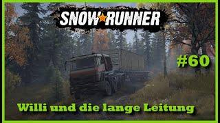 Let´s Play Snow Runner #60 | Willi und die lange Leitung | PS4 deutsch