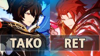 GBVSR:Tako (Sandalphon) Vs Ret (Percival)| High Level Gameplay.