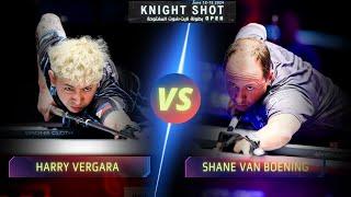 HARRY VERGARA VS SHANE VAN BOENING | KNIGHT SHOT OPEN 2024 #billiards #highlights #9ballpool