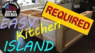 Custom Kitchen Island Build | REQUIRED | Tony Collum the HOW-TO HERO