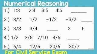 Number Series for Civil Service Exam | lumabas