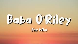 The Who - Baba O’Riley (lyrics)