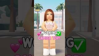 WORKING *CAMISA TOP* FOR BERRY AVENUE!  #berryave #berryavenue #berryavenuecodes
