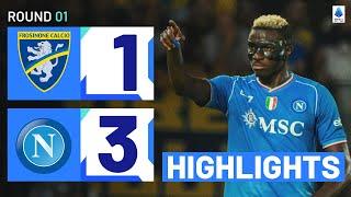 Frosinone-Napoli 1-3 | Osimhen Double on Opening Day: Goals & Highlights | Serie A 2023/24