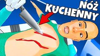 ️ ROBIE OPERACJE NOŻEM KUCHENNYM!? | SURGINEER |