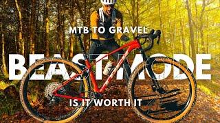 DIY GRAVEL BIKE | MTB TO GRAVEL WORTH THE CONVERSATION?!