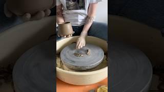 Изготовление кружки Часть 2 #керамика #проточка #кружка