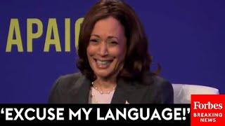 VIRAL MOMENT: VP Kamala Harris Drops The F-Bomb Discussing Her Historic Barrier-Breaking Outlook