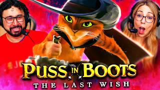 PUSS IN BOOTS: THE LAST WISH (2022) IS MAGICAL!! MOVIE REACTION!! First Time Watching!