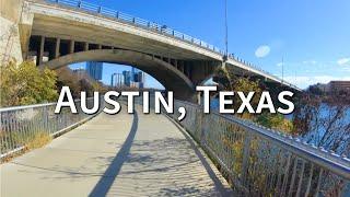 Austin Texas Bike Ride - Downtown to Riverside on Lady Bird Lake Trail