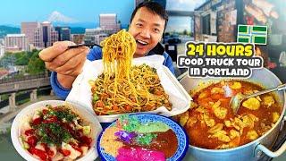 24 HOURS Eating ONLY at FOOD TRUCKS in Portland Oregon