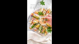 Easy Chicken Rice Paper Rolls