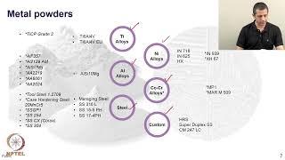 Week 3: Lecture 9: Metals in AM