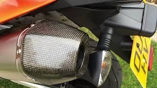 KTM 990 Supermoto with full titanium Akropovic exhaust and MotoHooligan airbox