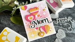 Geometric Hearts Mother's Day Card: Making the Cut!