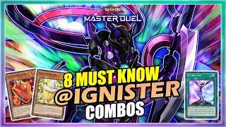 8 PURE @IGNISTER COMBOS YOU MUST KNOW BEFORE PLAYING IT IN YUGIOH MASTER DUEL