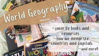 How We Homeschool World Geography || Favorite Geography Books and Resources