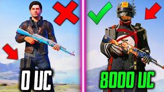 ВЫБИЛ МИФИК! ПРОКАЧАЛ АККАУНТ НА 8000 UC В PUBG MOBILE! ПРОКАЧКА АККАУНТА В ПУБГ МОБАЙЛ!