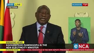 Cabinet reshuffle | Ramaphosa names new ministers