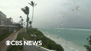 Hurricane Ernesto makes landfall in Bermuda