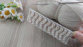 İki şiş kolay örgü yelek model anlatımı Easy knitting crochet