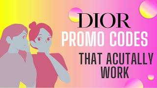 3 Dior Promo Codes | 2 Dior Unboxings