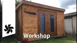 Building the Workshop // Tiny House, Garden shed