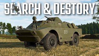 Hunting Down a US Tank Platoon with a BRDM-2 & MI-24 Hinds in Gunner HEAT PC!