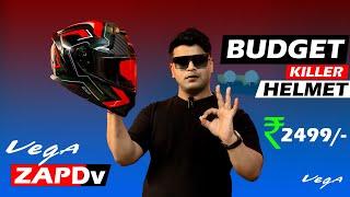 New Vega Zap DVNew Budget Killer Helmet  Best Helmet Under 2500 | Better Than Studds Drifter?