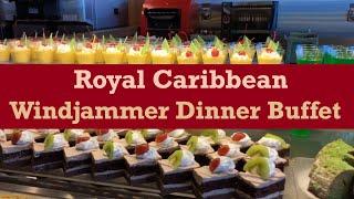 로열 캐리비안 크루즈 디너 부페!ㅣRoyal Caribbean Spectrum of the Seas - Windjammer Dinner Buffet