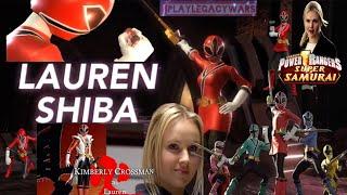 Enter Lauren Shiba, Female Red Ranger!  Red Samurai Ranger DOMINATES in Legacy Wars